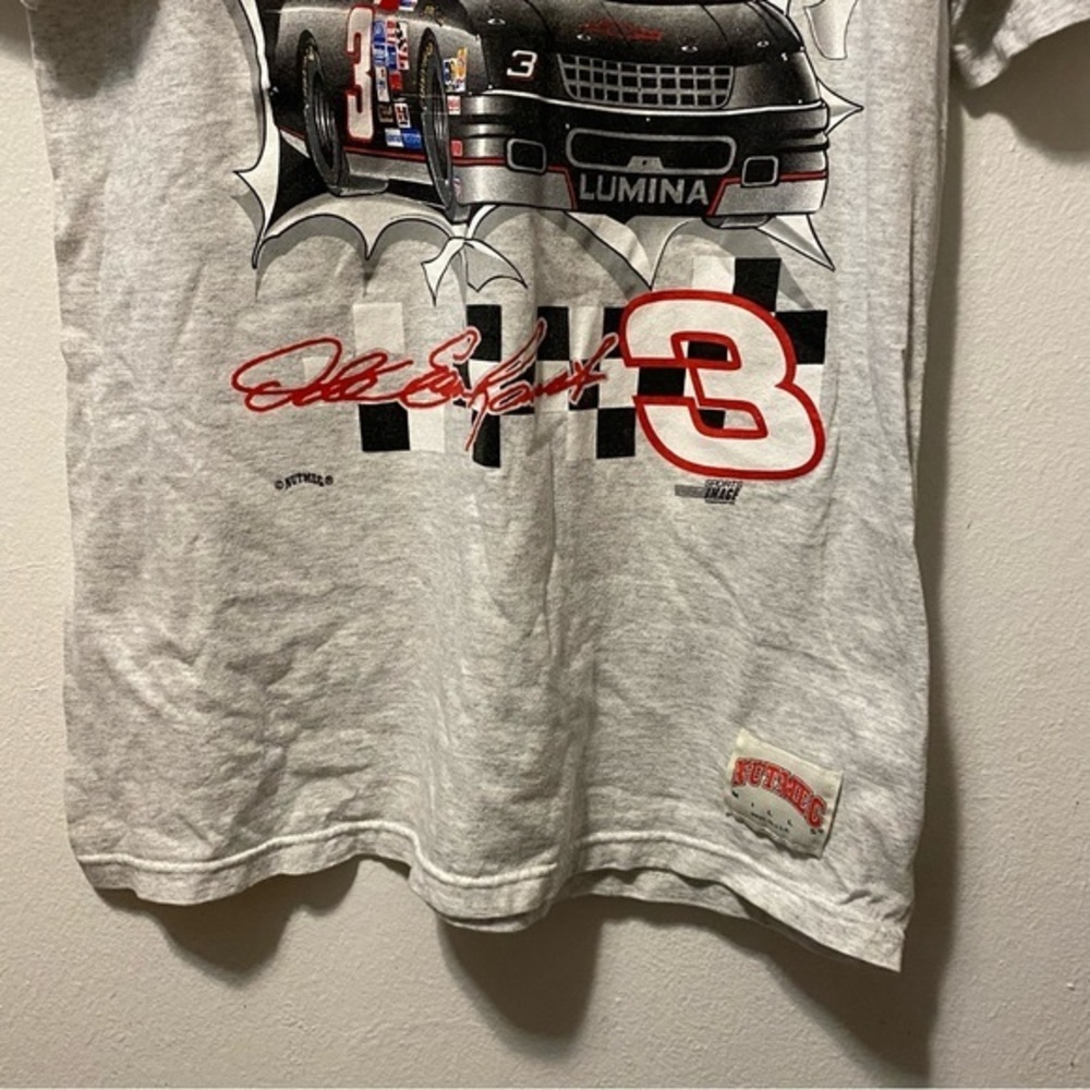Vintages Shirt The intimidator Dale Earhart Mens Size M Nutmeg Made In‎ U.S.A - Picture 5 of 13